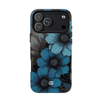 Obsidian Blue Petals · Tough+ Phone Case for iPhone · Magsafe