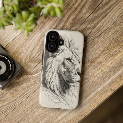Lion Flow iPhone 16 hoesje - Tough