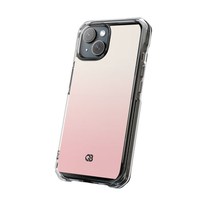 Blush Horizon · Clear Impact Magnetic Phone Case for iPhone ·  Pink
