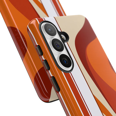 Terracotta Strata · Tough Phone Case for Samsung · Orange