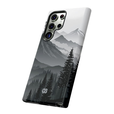 Grey Tough Phone Case for Samsung - Granite Ridge Mist