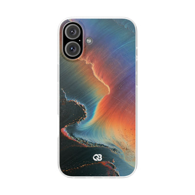 Prismatic Aura Shift · Lite Phone Case for iPhone ·  Blue
