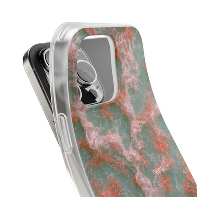 Coral Pixel Matrix · Lite Phone Case for iPhone ·  Green