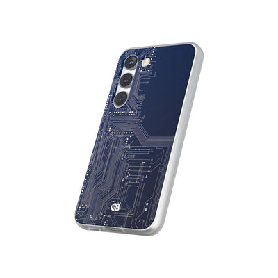 Blue Lite Phone Case for Samsung - Cobalt Data Stream