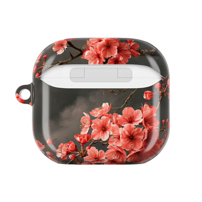 Dark Sakura Nocturne · Hard Case for AirPods & AirPods Pro · Black