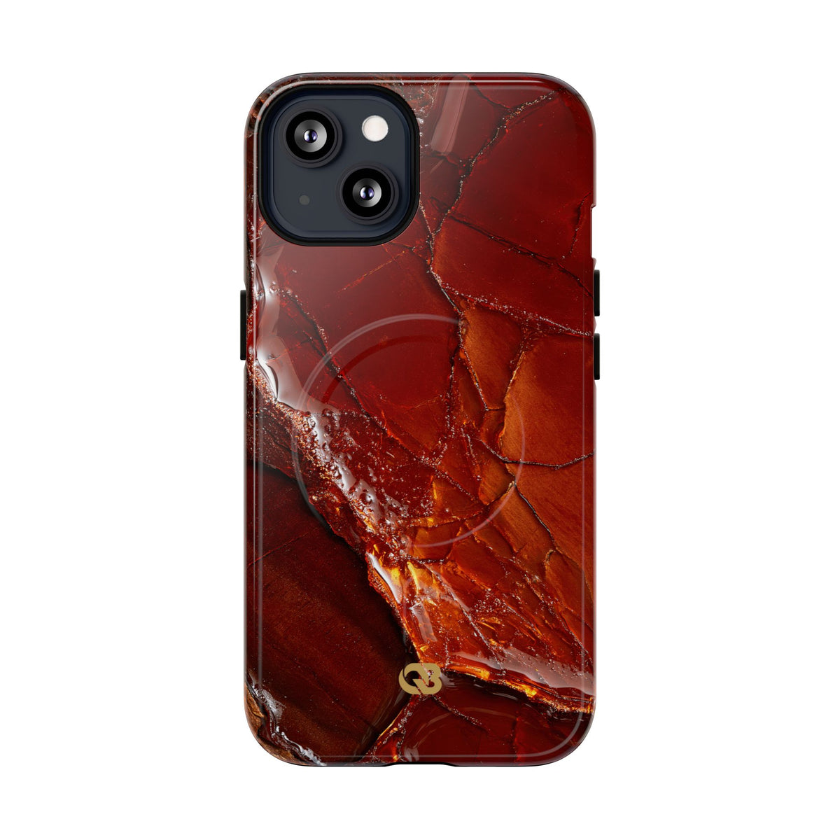 Amber Embrace · Tough 2.0 Magnetic Phone Case for iPhone · Brown