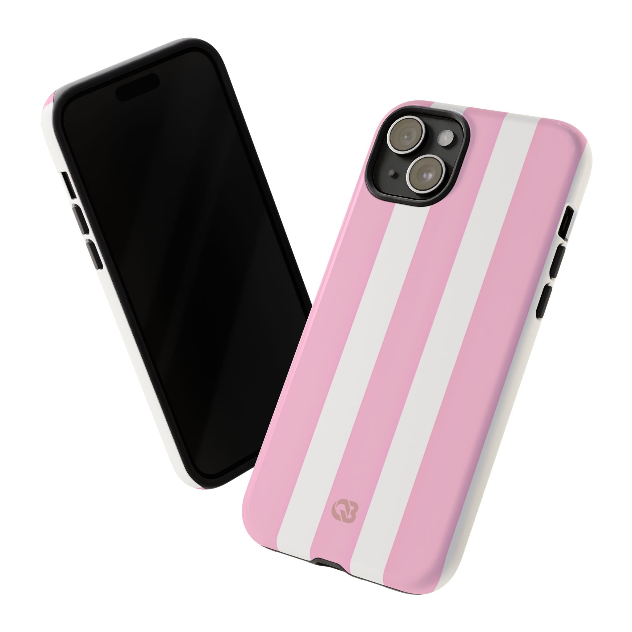 Soft Pink Stripe · Tough Coque de téléphone pour iPhone