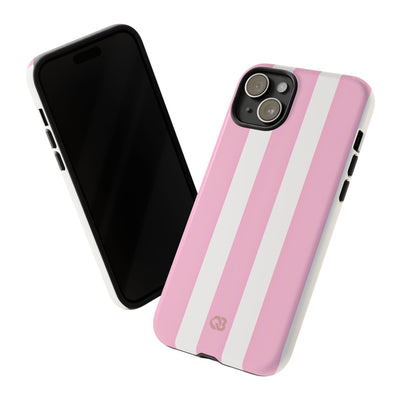 Soft Pink Stripe · Tough Coque de téléphone pour iPhone