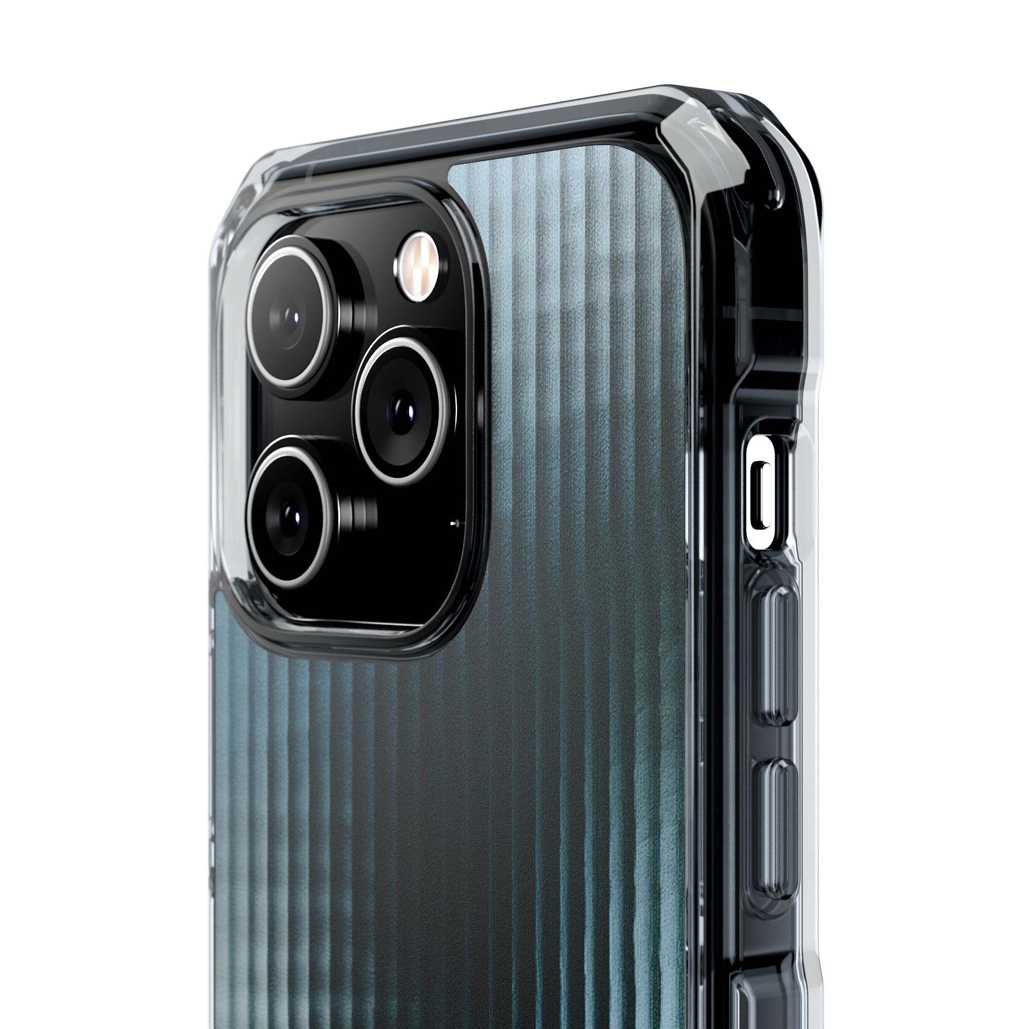 Blue Impact MagSafe Phone Case for iPhone - Glacial Reeded Glass