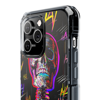 Neon Glitch Skeleton · Impact Custodia per iPhone · Magsafe