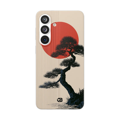 Beige Lite Phone Case for Samsung - Kyoto Crimson Pine
