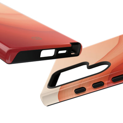Terracotta Flow · Tough Phone Case for Samsung · Orange