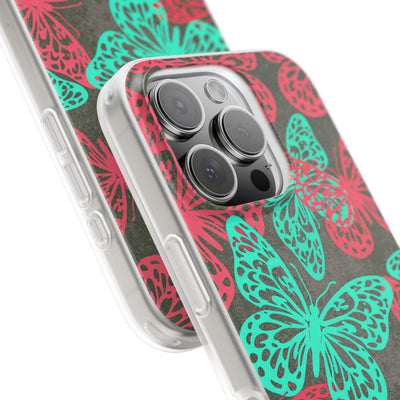 Electric Papillon · Lite Phone Case for iPhone ·  Pink