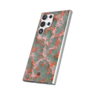 Coral Pixel Matrix · Lite Phone Case for Samsung · Green