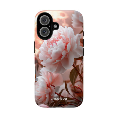 Peony Moonlight iPhone 16 Case - Tough