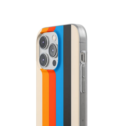 Lebendige Streifen Harmonie iPhone 14 Pro Case - Soft