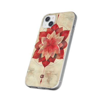 Crimson Petal Peak · Soft Phone Case for iPhone