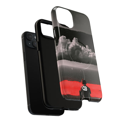 Crimson Horizon · Tough 2.0 Magnetic Phone Case for iPhone · Black