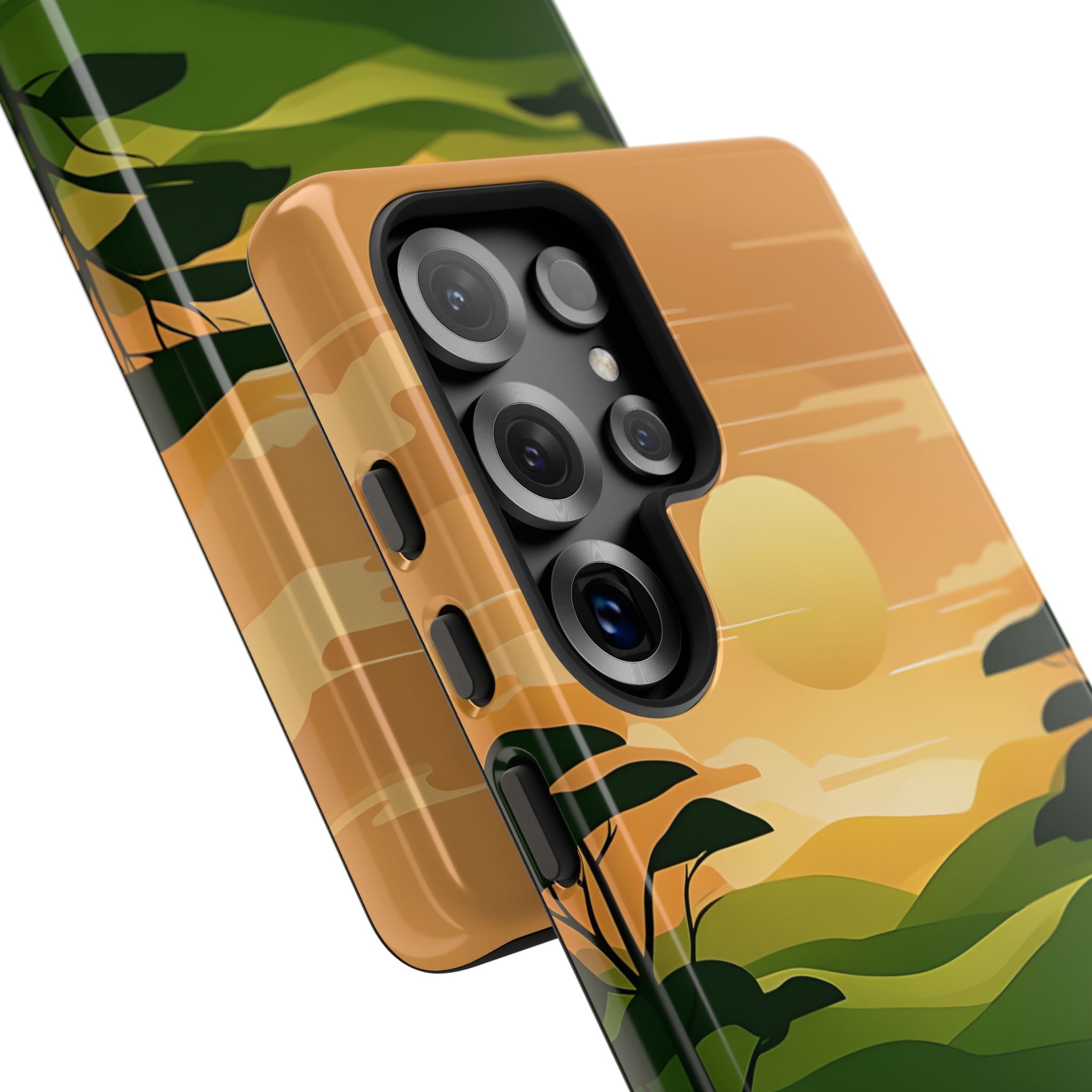 Verdant Horizon Sun · Tough Coque de téléphone pour Samsung