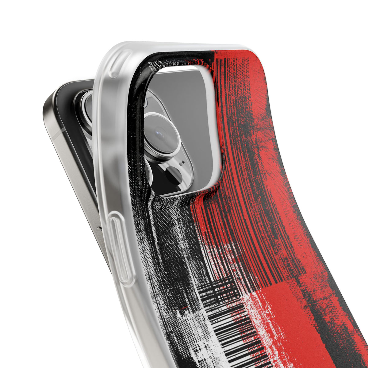 Distorted Barcode · Lite Phone Case for iPhone ·  Black