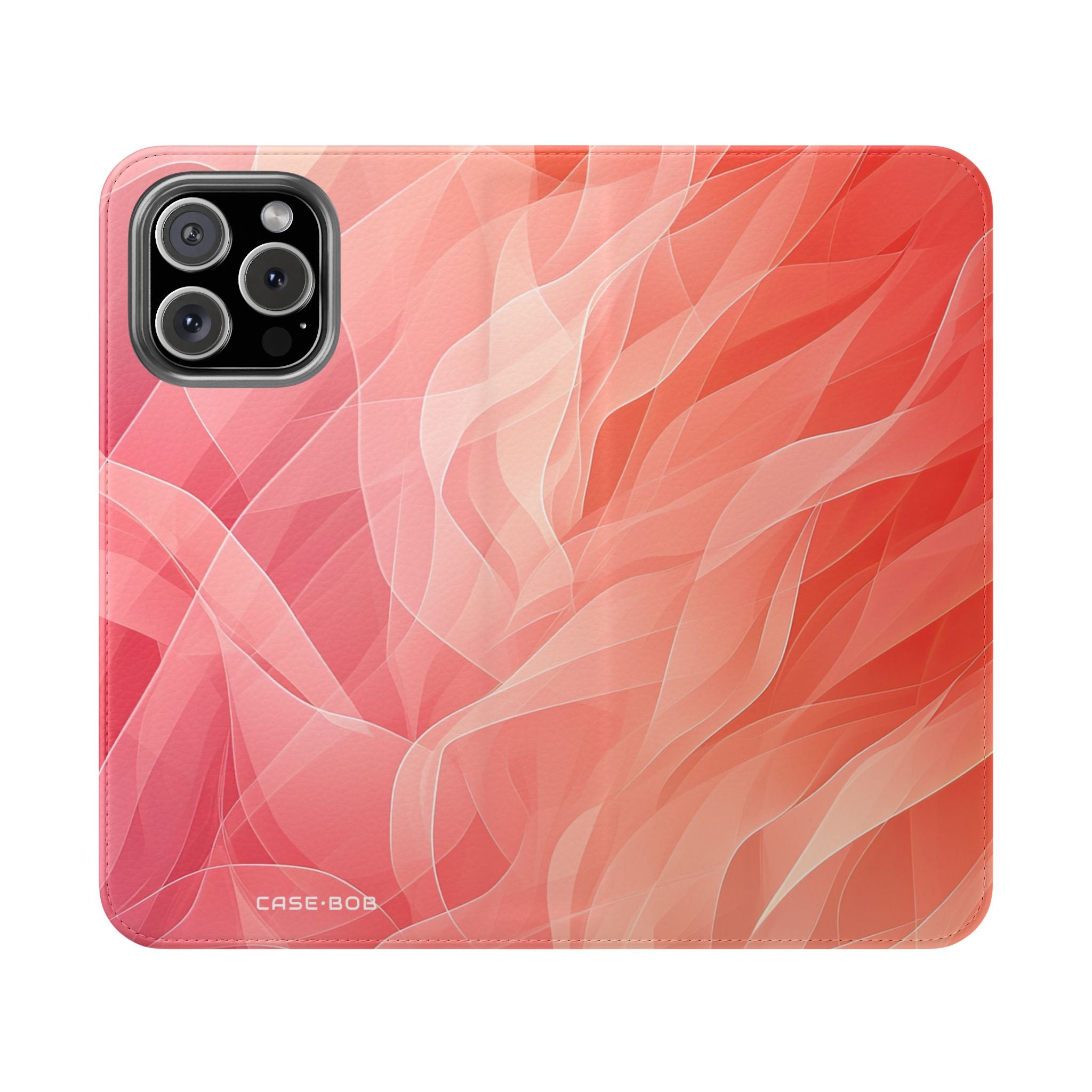 Coral Waves - iPhone 16 Max Case - Wallet