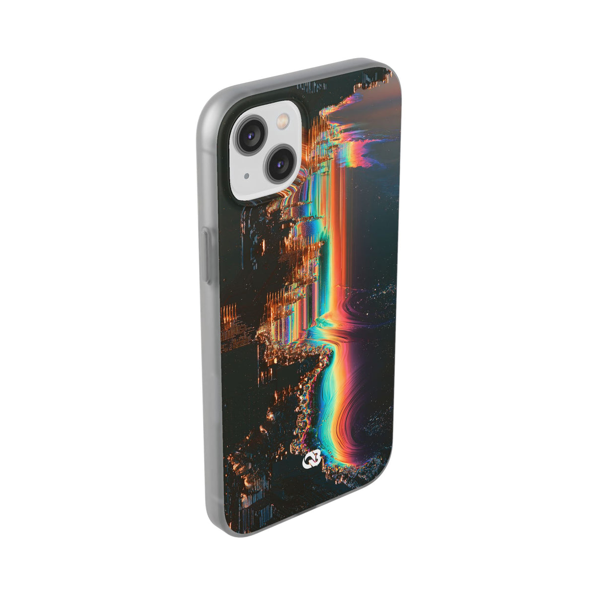 Prismatic Circuit · Lite Phone Case for iPhone ·  Black