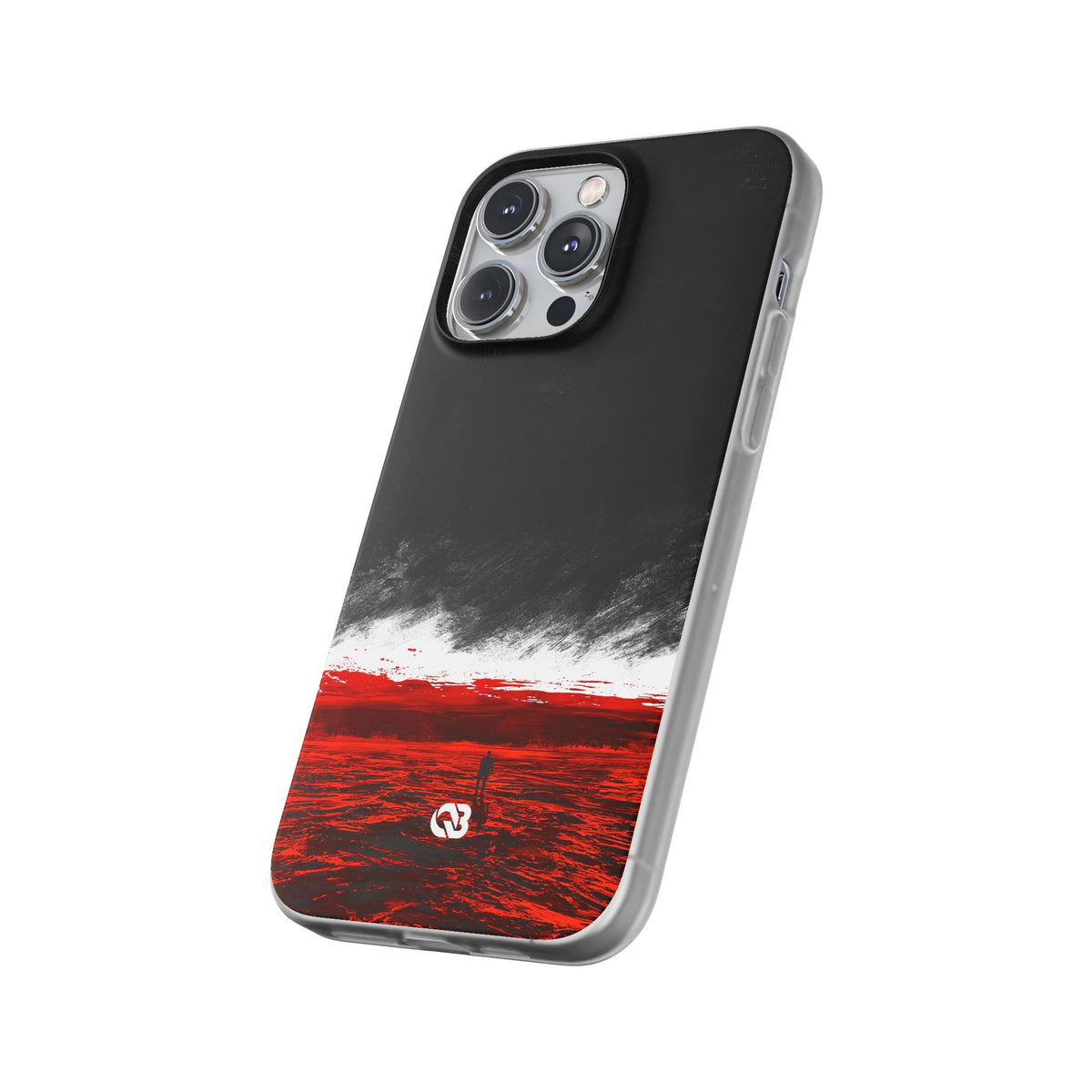 Crimson Void · Lite Phone Case for iPhone ·  Black