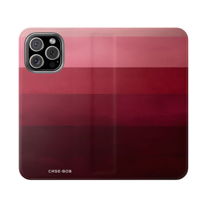 Blushing Stripes - iPhone 16 Max Case - Portemonnee