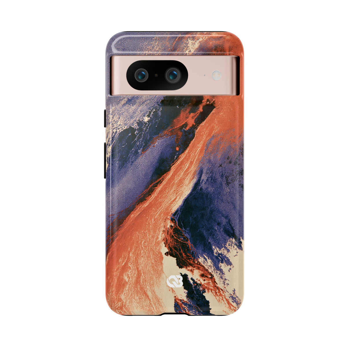Solar Aura Drift · Tough Phone Case for Pixel ·  Orange