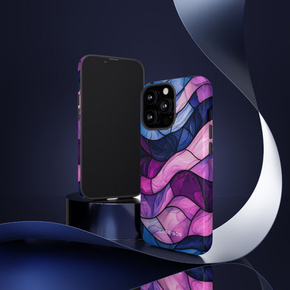 Wellenartiger Glow iPhone 13 Pro Case - Tough