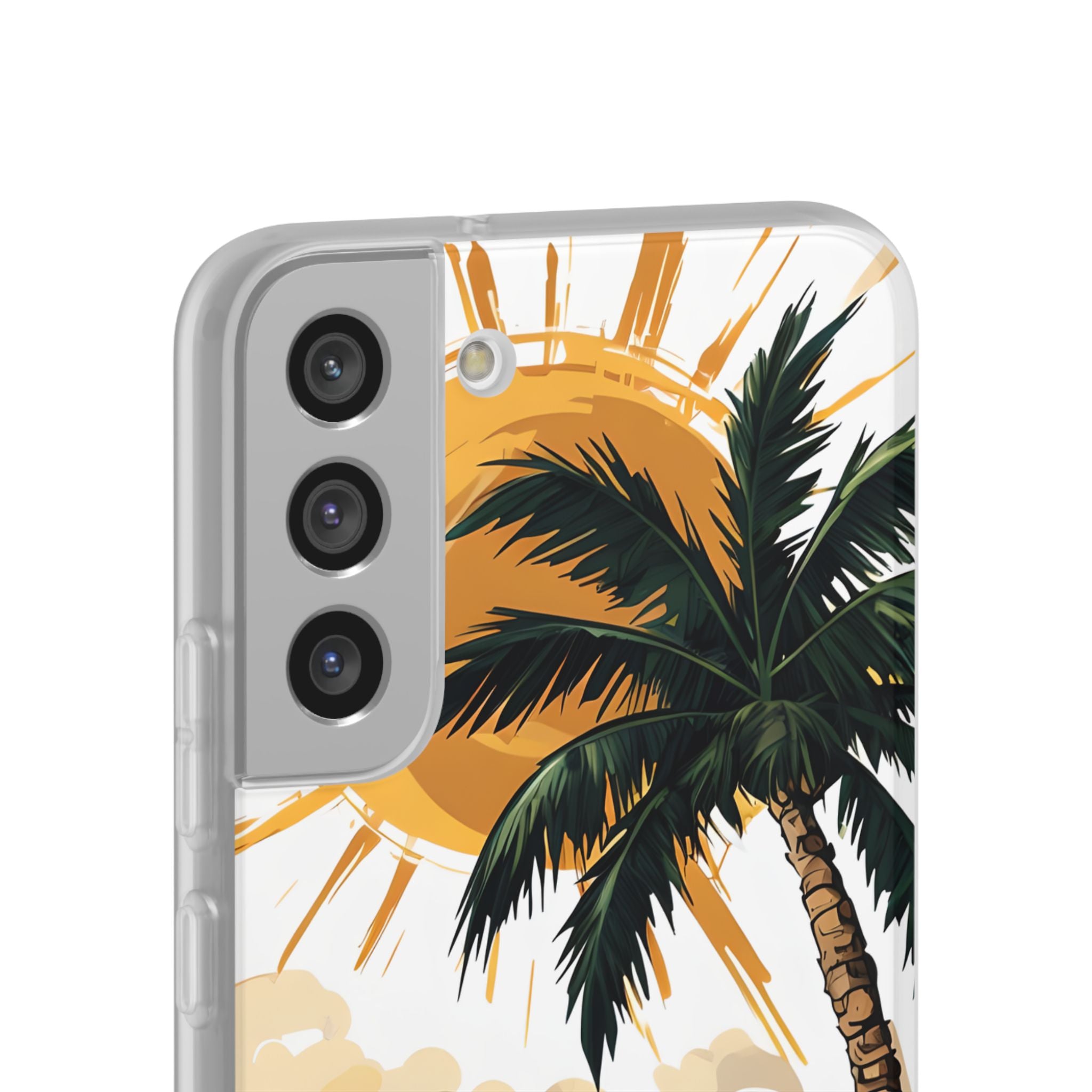 Sunny Palm Breeze Samsung S22 Plus Case - Soft