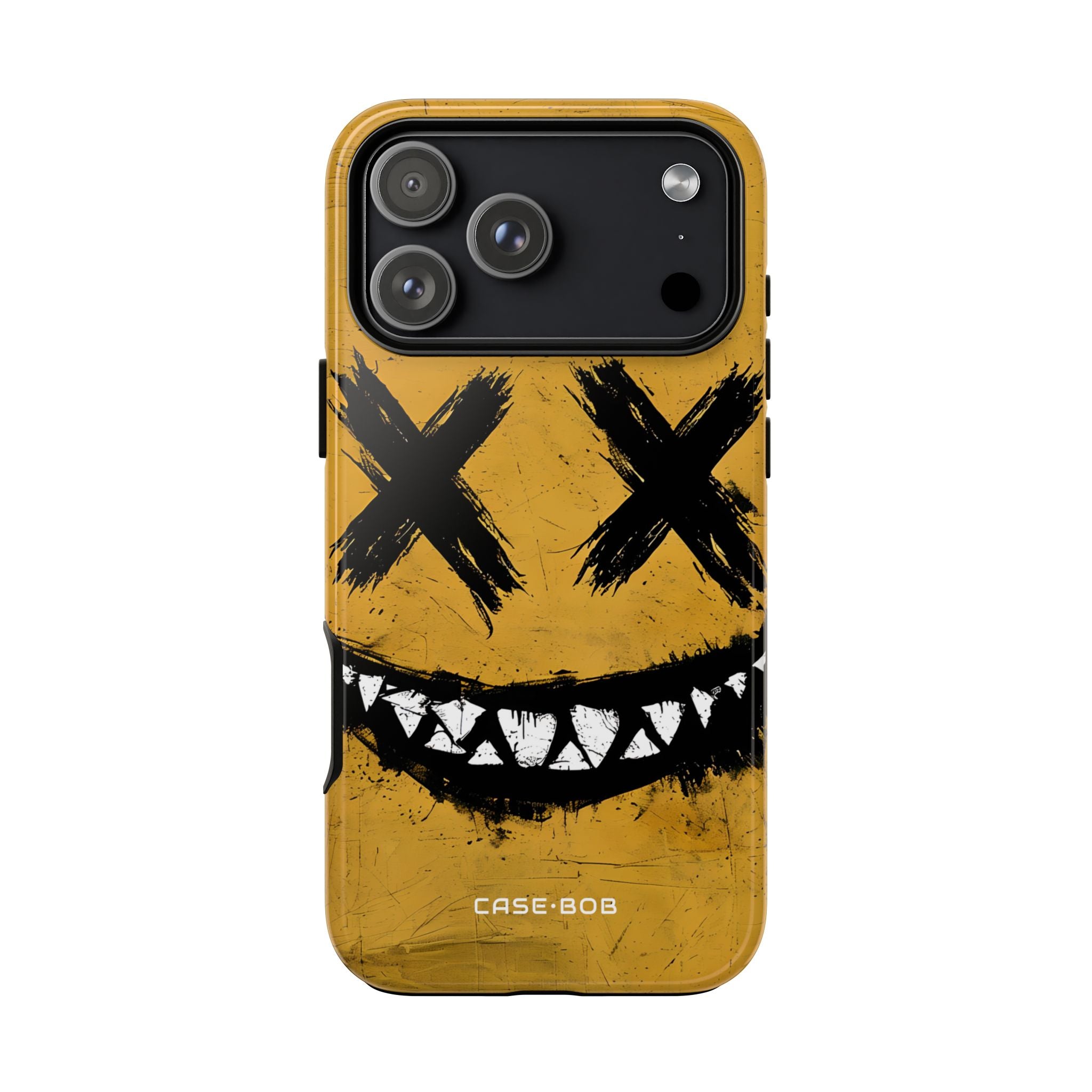 Jagged Smile Yellow iPhone 17 Pro Max Case - Tough - CASE•BOB