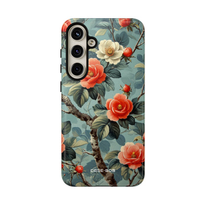 Coral Bloom Samsung S24 Plus Case - Tough