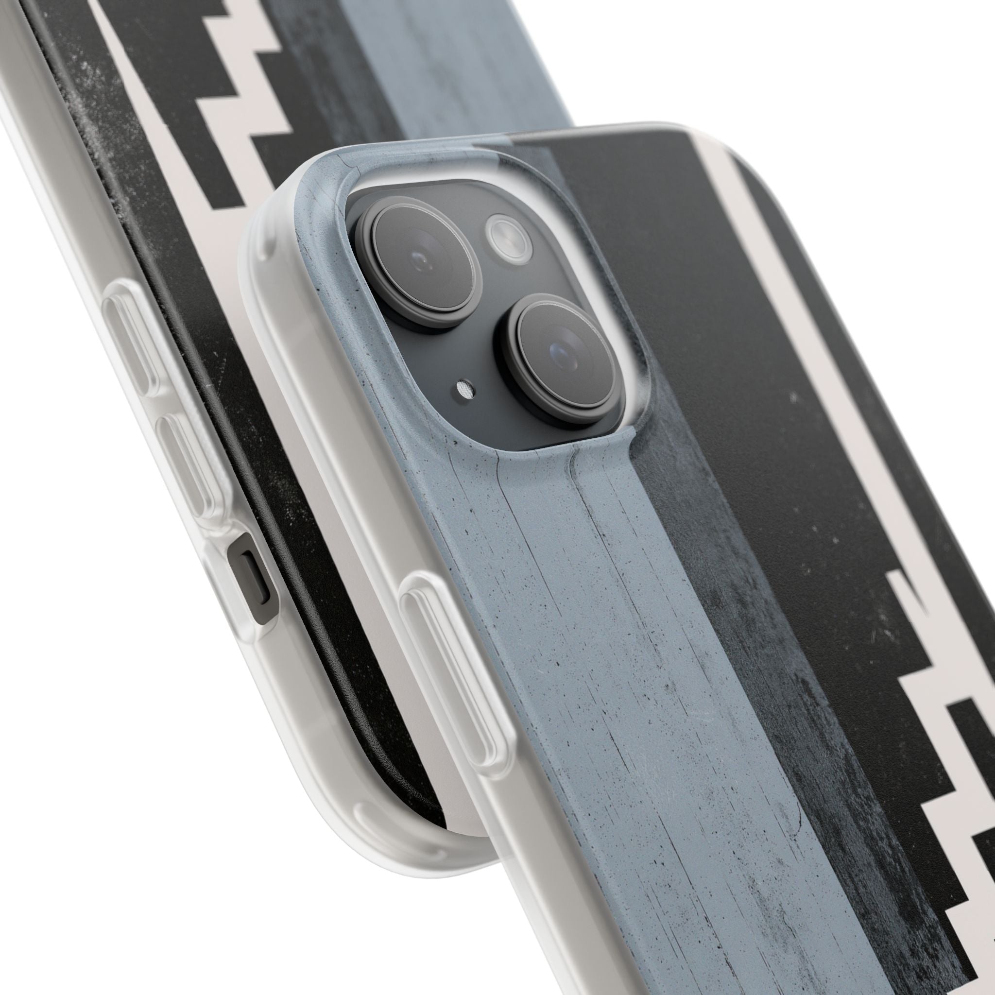 Grey Lite Phone Case for iPhone - Industrial Concrete Void