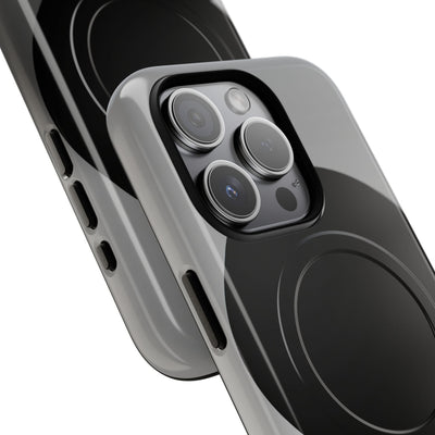 Grey Tough 2.0 Magsafe Phone Case for iPhone - Matte Onyx Sphere