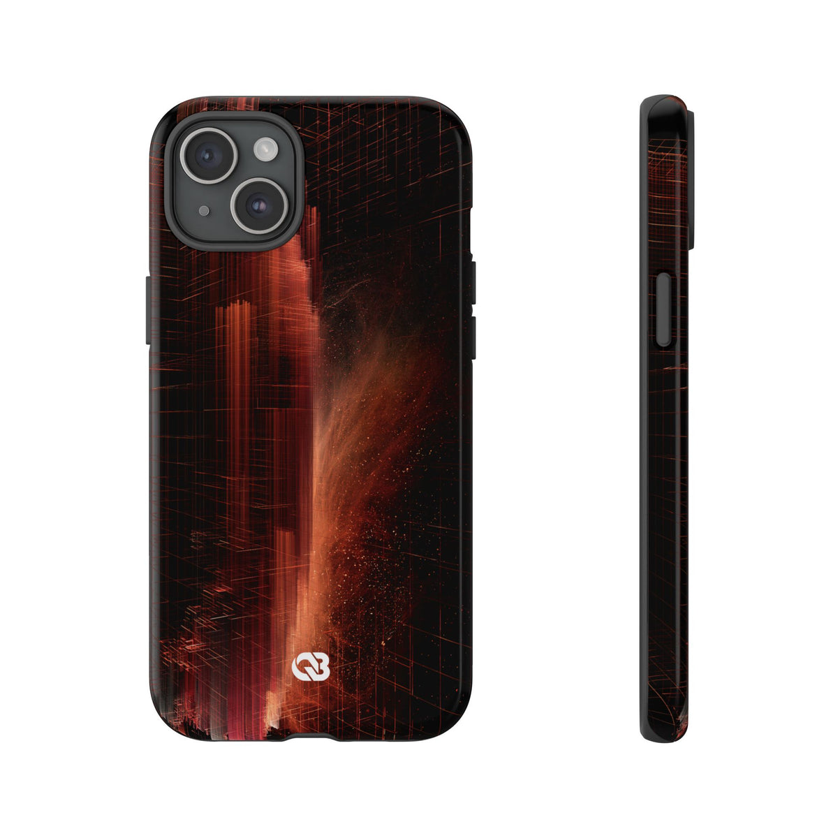 Luminous Monolith · Tough Phone Case for iPhone · Black