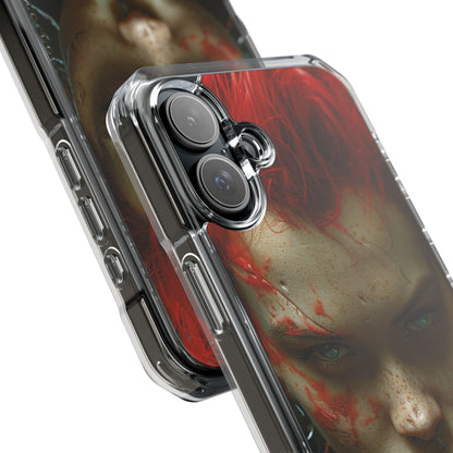 Red Spike Gaze iPhone 16 Plus Case - Impact