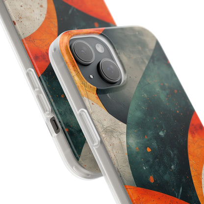 Crimson Wave iPhone 15 Plus Case - Soft