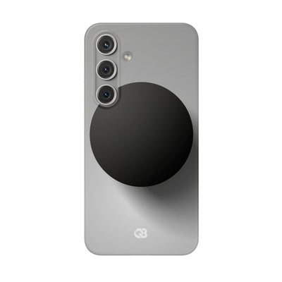 Grey Lite Phone Case for Samsung - Matte Onyx Sphere
