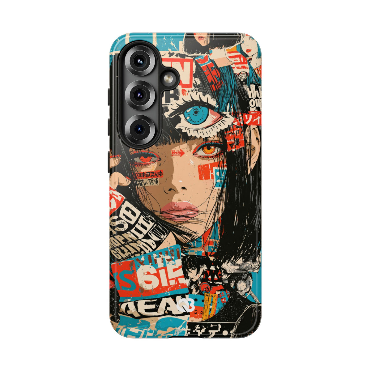 Shibuya Street Collage · Tough Phone Case for Samsung · Red