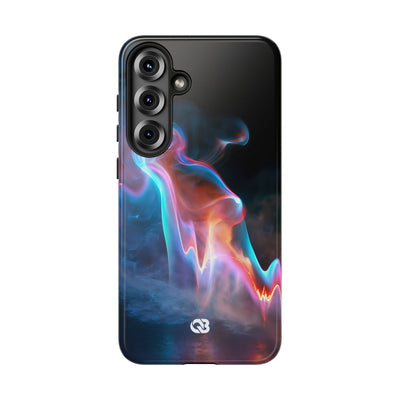 Neon Waveform · Tough Phone Case for Samsung · Black