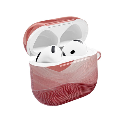 White Orb Dunes - AirPods Case