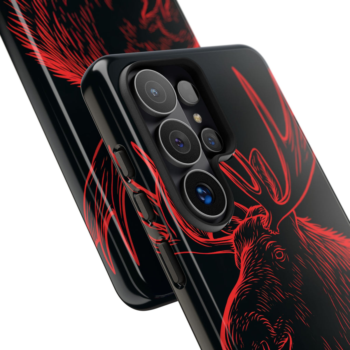 Nordic Elk · Tough Phone Case for Samsung · Black