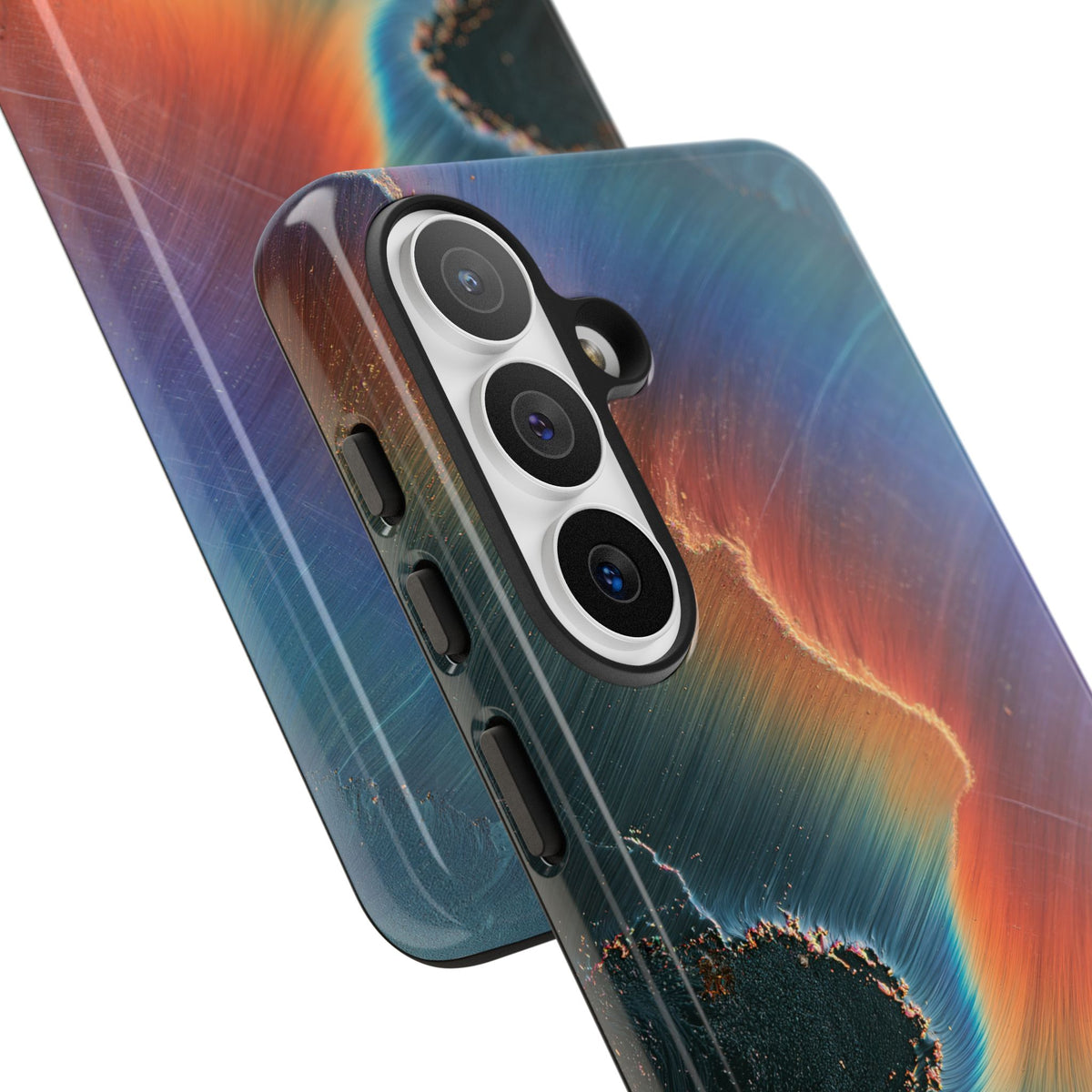 Prismatic Aura Shift · Tough Phone Case for Samsung · Blue