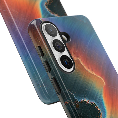 Prismatic Aura Shift · Tough Phone Case for Samsung · Blue