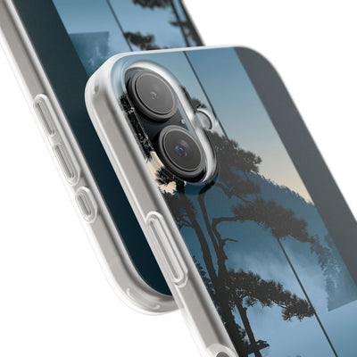 Blue Lite Phone Case for iPhone - Kyoto Mist Pine