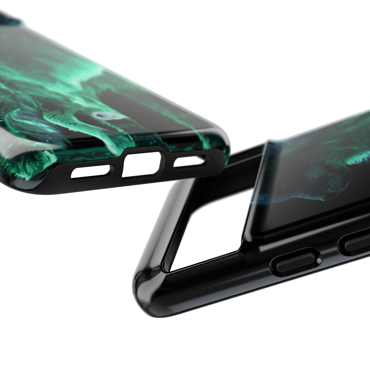 Nordic Aurora Fox · Tough Phone Case for Pixel ·  Teal