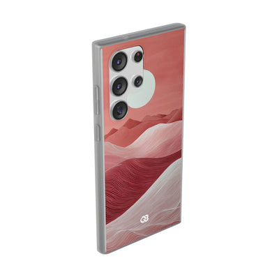 Crimson Dune Horizon · Soft Phone Case for Samsung