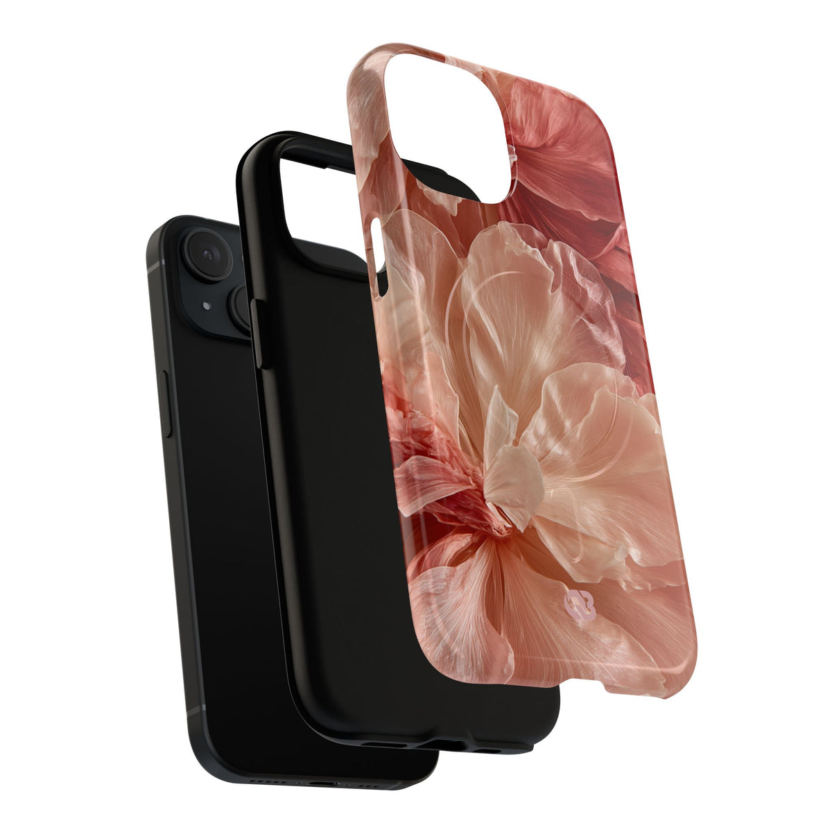 Blush Silk Bloom · Tough 2.0 Magnetic Phone Case for iPhone · Pink
