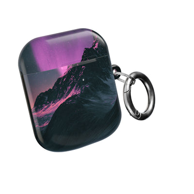 Arctic Aurora Summit · Hard Case for AirPods & AirPods Pro · Black